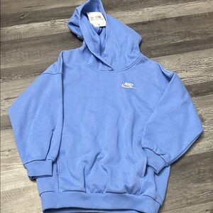 Nike Men's Light Blue Pullover Hoodie